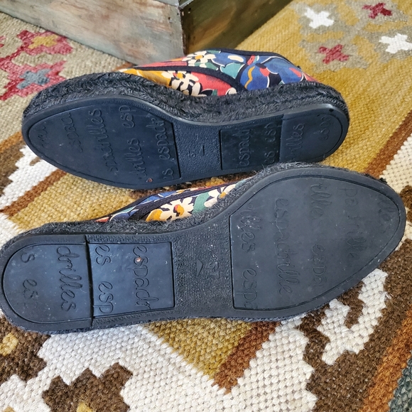 Gaimo Wedge Floral Espadrilles sz 7 Handmade Spain - Picture 7 of 7